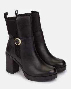 Flash Sale Heeled Ankle Boot PILSEN-003 Black Ankle Boots