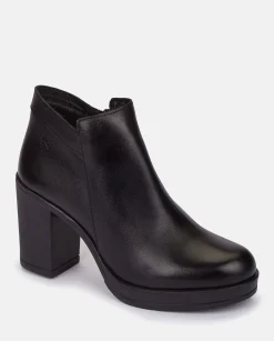 Outlet Heeled Ankle Boot PILSEN-004 Black Ankle Boots