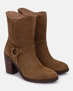 Shop Heeled Ankle Boot TOURS-008 Brown Ankle Boots
