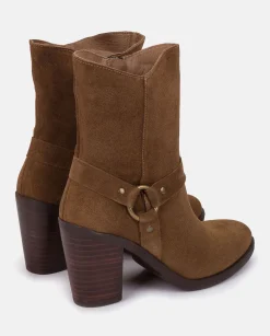 Shop Heeled Ankle Boot TOURS-008 Brown Ankle Boots