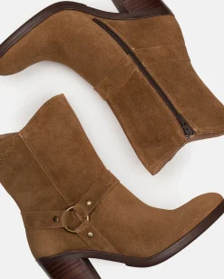 Shop Heeled Ankle Boot TOURS-008 Brown Ankle Boots