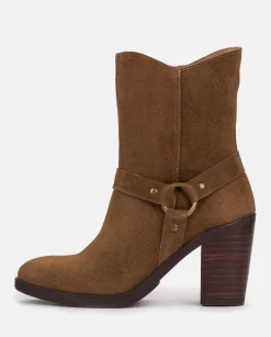 Shop Heeled Ankle Boot TOURS-008 Brown Ankle Boots