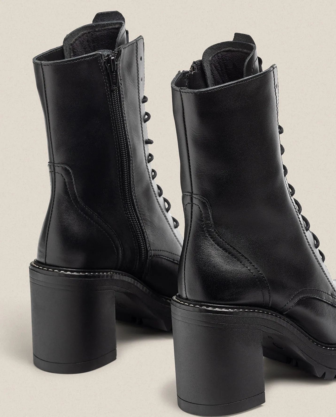 Best Sale Heeled Ankle Boot TUNA-006 Black Ankle Boots