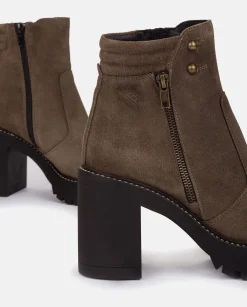 Sale Heeled Ankle Boot TUNA-002 Grey Ankle Boots