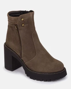 Sale Heeled Ankle Boot TUNA-002 Grey Ankle Boots