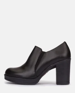 Cheap Heeled Ankle Boots PILSEN-005 Black Shoes
