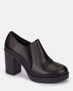 Cheap Heeled Ankle Boots PILSEN-005 Black Shoes