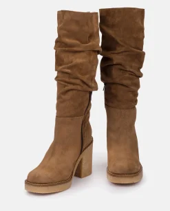 Hot Heeled Boot GELA-002 Brown Boots