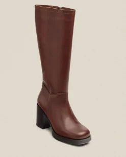 Outlet Heeled Boot KOLIN-008 Brown Boots