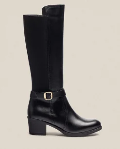 Fashion Heeled Boot LILLE-015 Black Boots