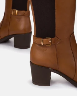 Best Heeled Boot LILLE-011 Leather Boots