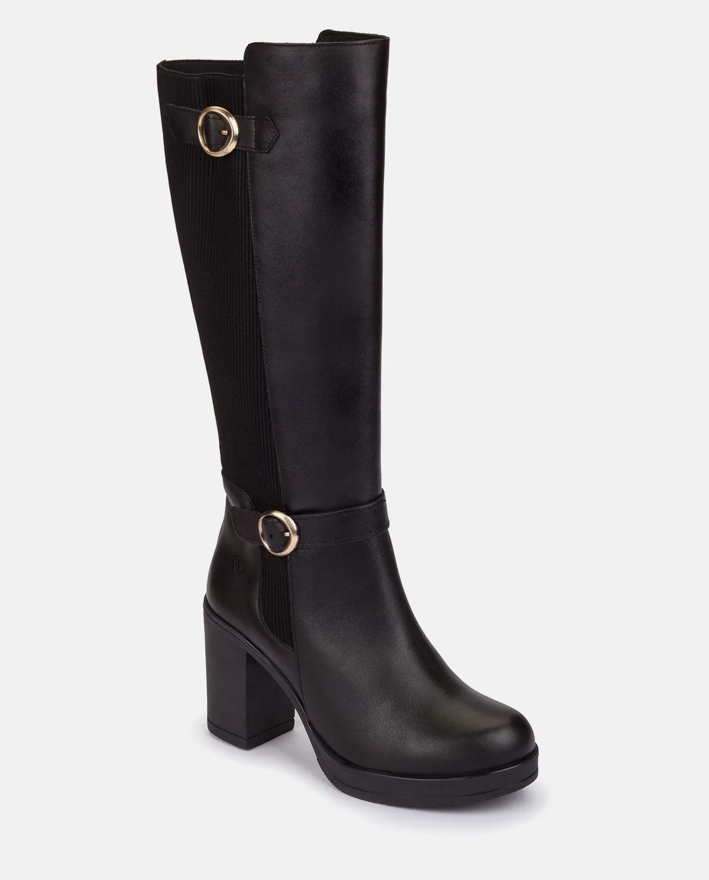 Cheap Heeled Boot PILSEN-001 Black Boots