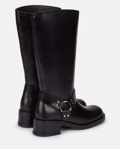 Flash Sale Heeled Booty SPA-004 Black Boots