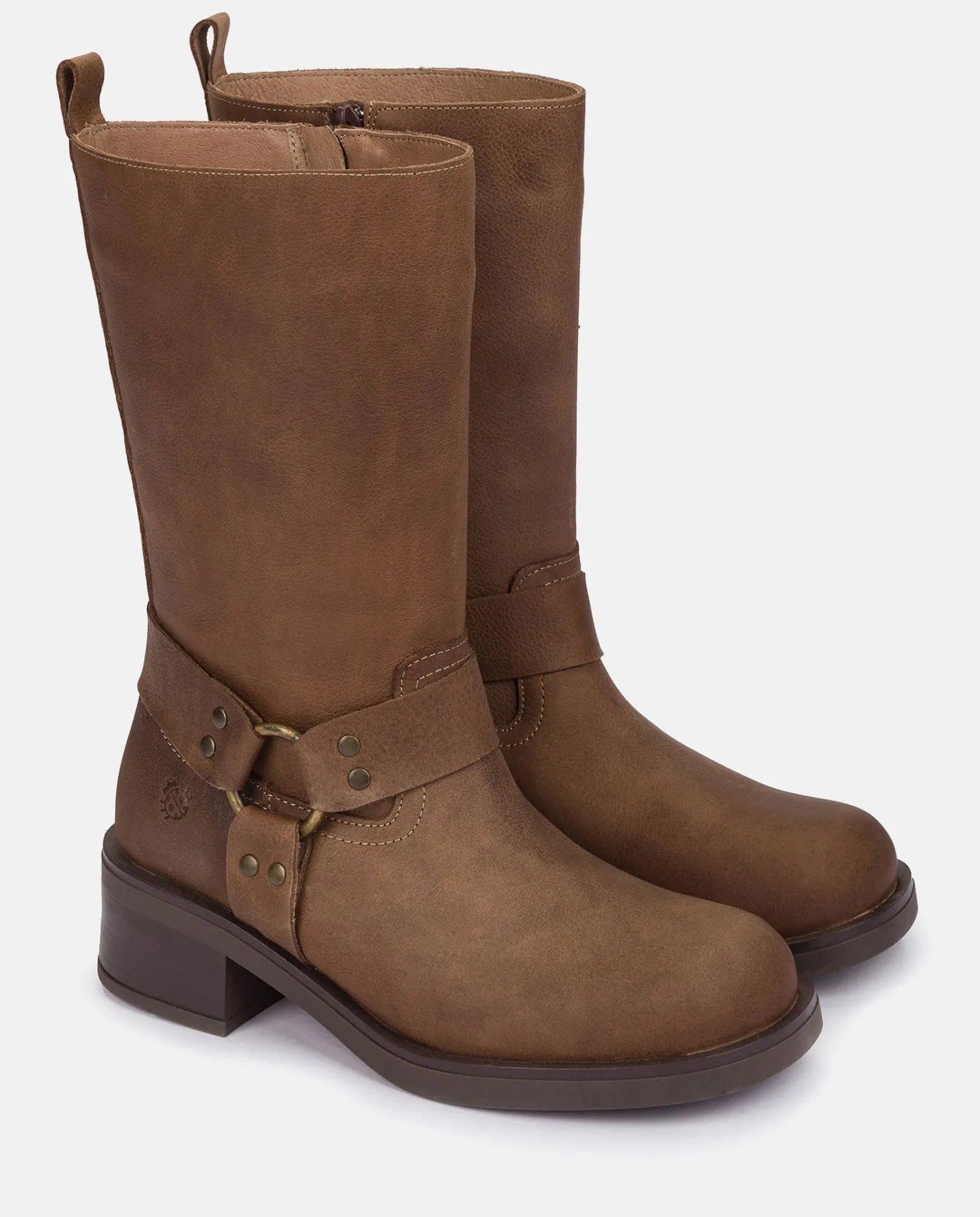 Hot Heeled Booty SPA-003 Brown Boots