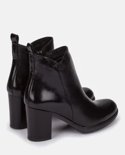 Fashion Heeled Shoe KIEL-002 Black Ankle Boots