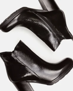 Fashion Heeled Shoe KIEL-002 Black Ankle Boots