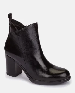 Fashion Heeled Shoe KIEL-002 Black Ankle Boots