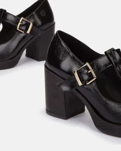 New Heeled Shoe KOLIN-002 Black Shoes