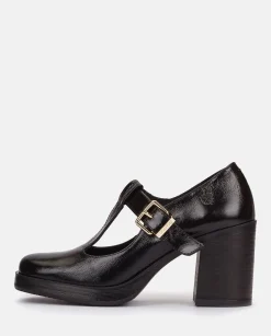 New Heeled Shoe KOLIN-002 Black Shoes