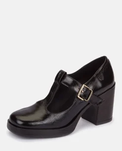 New Heeled Shoe KOLIN-002 Black Shoes
