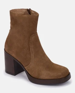 New Heeled Shoe KOLIN-001 Brown Ankle Boots