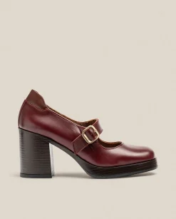 Online Heeled Shoe KOLIN-010 Burgundy Shoes