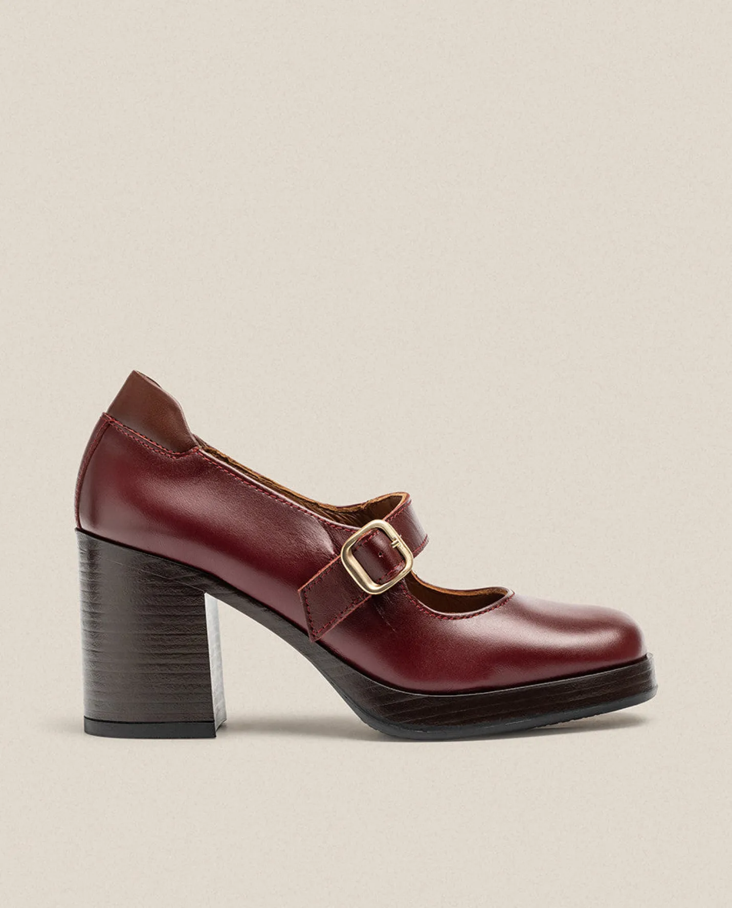 Online Heeled Shoe KOLIN-010 Burgundy Shoes