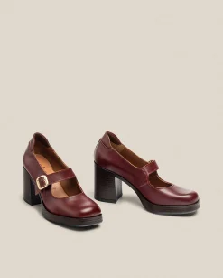 Online Heeled Shoe KOLIN-010 Burgundy Shoes