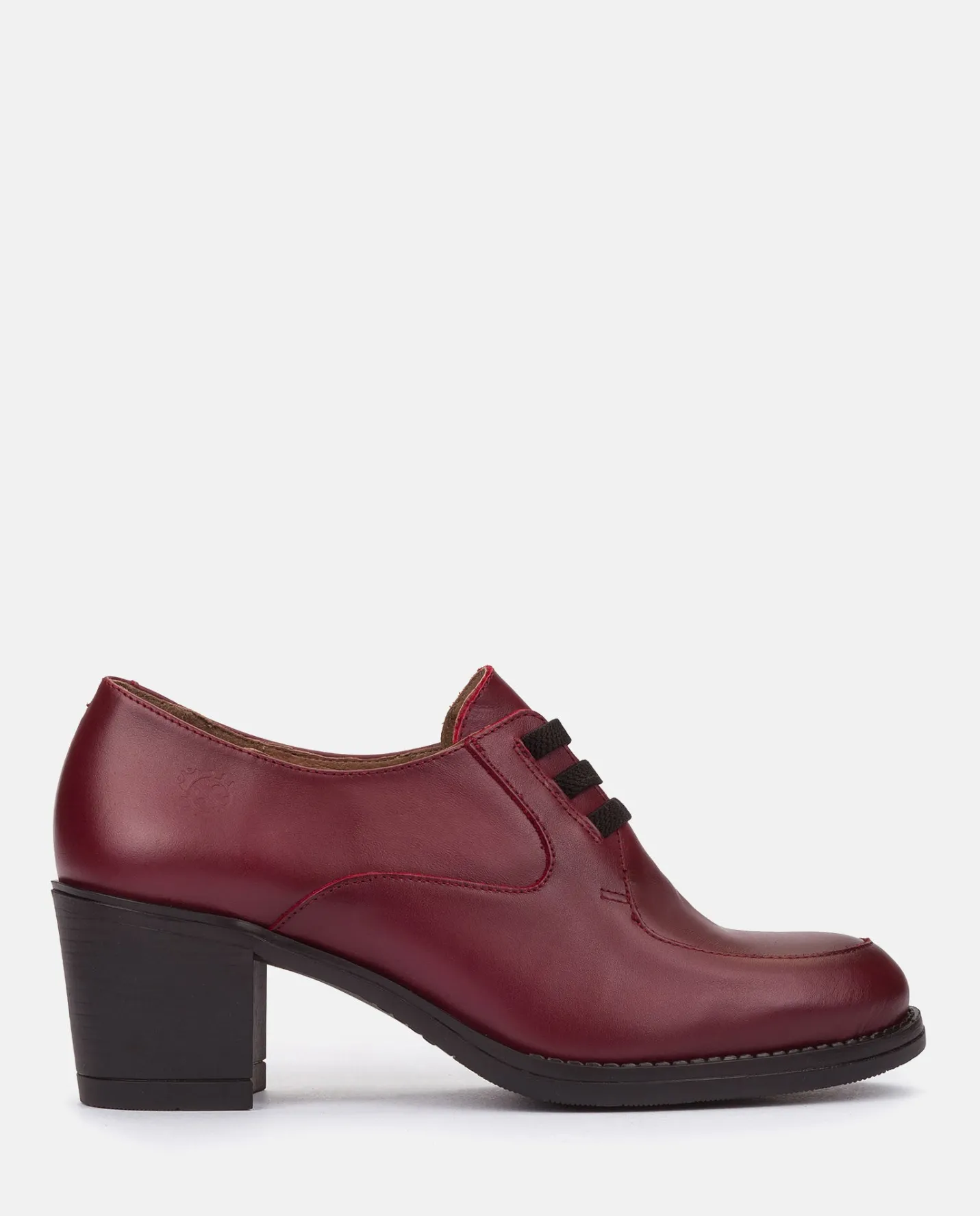 Discount Heeled Shoe LILLE-008 Burgundy Shoes