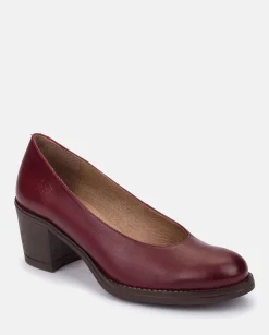 Store Heeled Shoe LILLE-007 Burgundy Shoes
