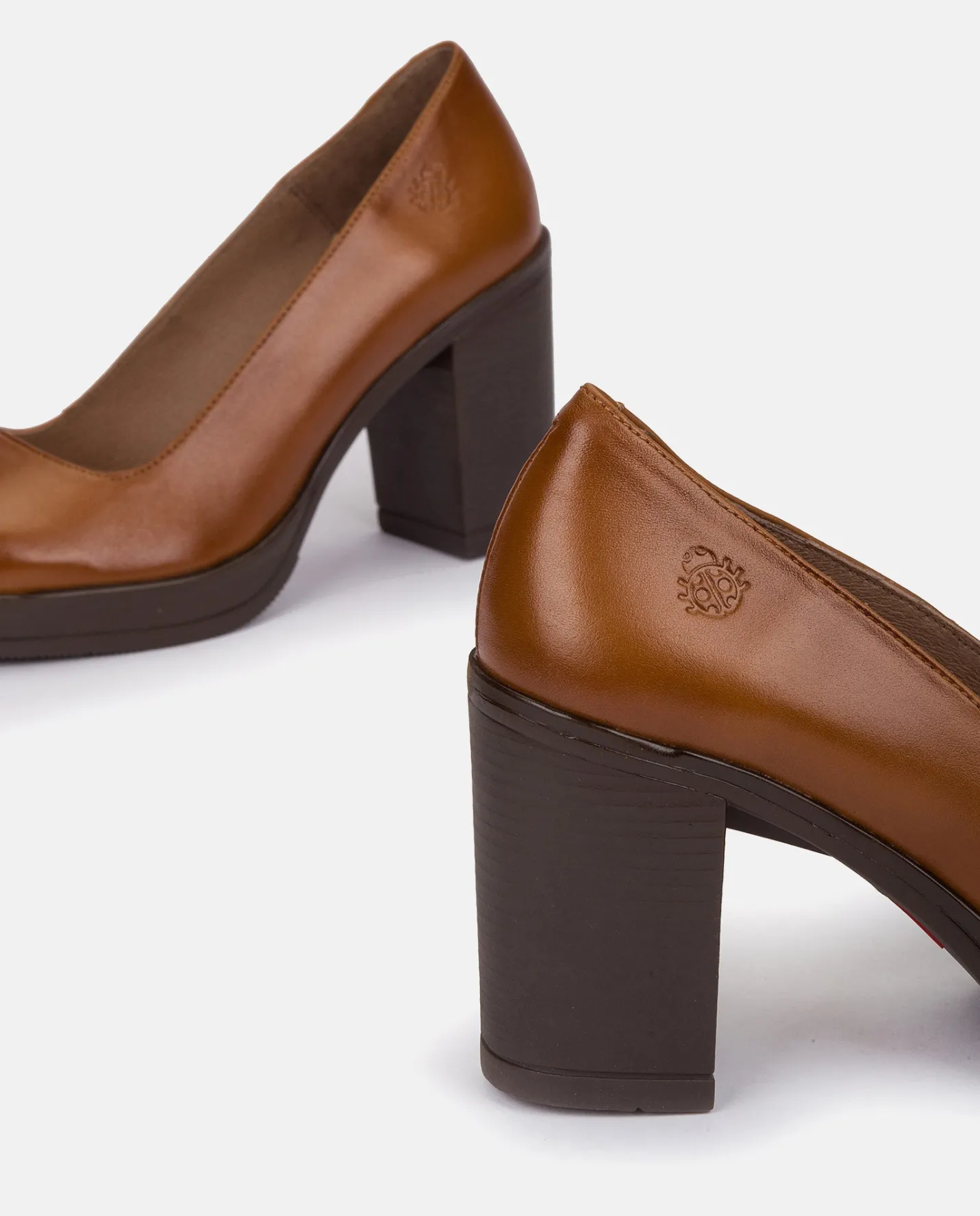 Online Heeled Shoe PILSEN-007 Leather Shoes