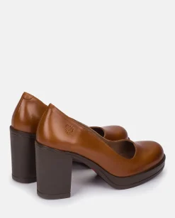 Online Heeled Shoe PILSEN-007 Leather Shoes