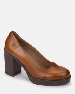 Online Heeled Shoe PILSEN-007 Leather Shoes