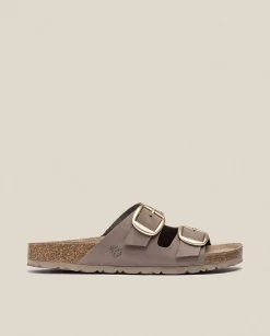 New Platform Sandal GRANADA-700 Gray Flat Sandals