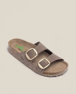 New Platform Sandal GRANADA-700 Gray Flat Sandals