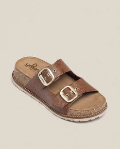 Outlet Platform Sandal OCA-013 Brown Platform Sandals