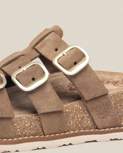 Cheap Platform Sandal OCA-004 Brown Platform Sandals