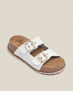 Store Platform Sandal OCA-013 White Platform Sandals