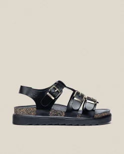 Shop Platform Sandal TUNEZ-114 Black Platform Sandals