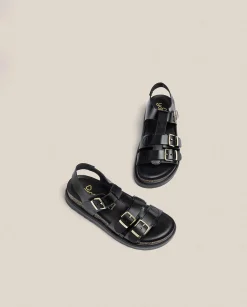 Shop Platform Sandal TUNEZ-114 Black Platform Sandals