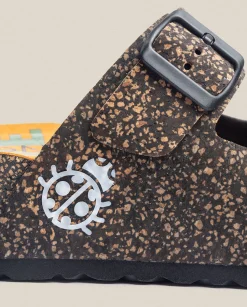 Outlet Platform Sandal West 003 Orange Platform Sandals