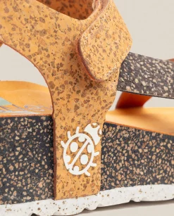 Best Platform Sandal West 007 Orange Platform Sandals