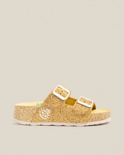 Fashion Platform Sandal West 003 Yellow Platform Sandals