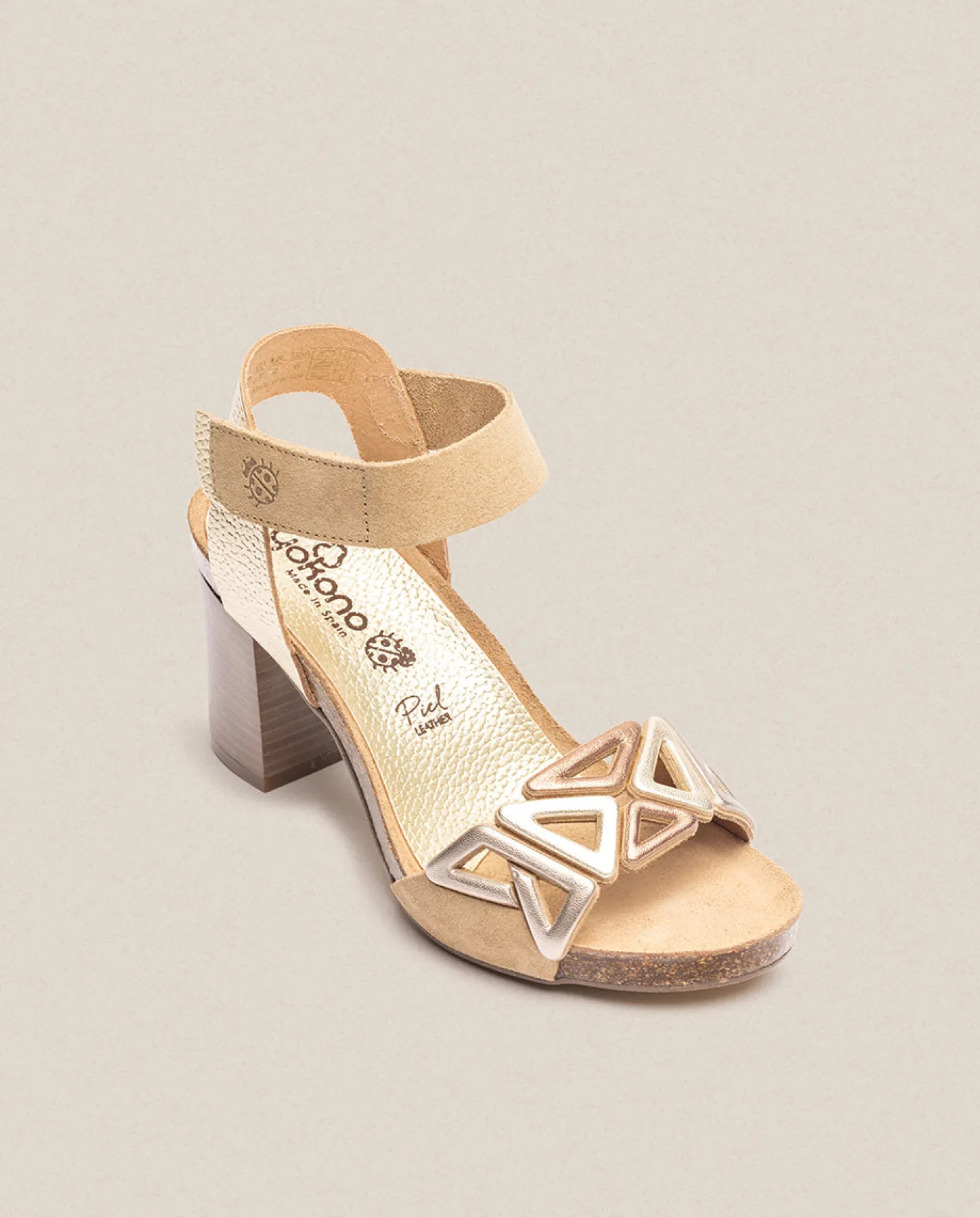 Cheap Sandalia De Tacón Ponza 007 Marron Heeled Sandals