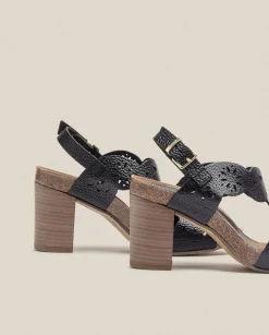 Fashion Sandalia De Tacón Ponza 006 Negro Heeled Sandals