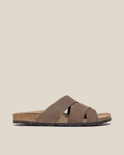 Clearance Sandalia Plana Macam 217 Beige Sandals