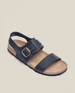 Sale Sandalia Plana Macam 216 Negro Sandals