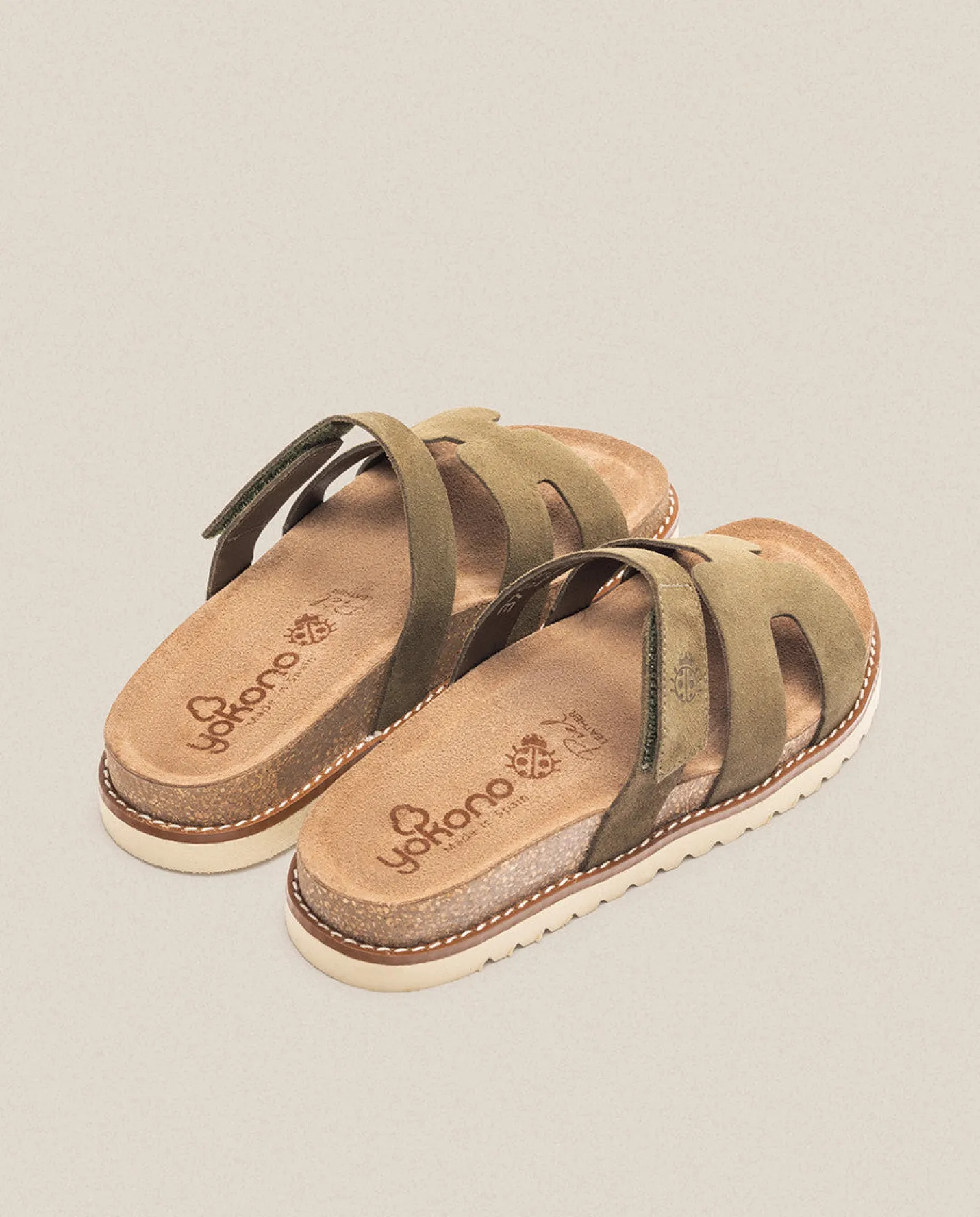 Sale Sandalia Plana Petra 125 Verde Flat Sandals