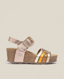 Discount Wedge Sandal BARI 304 Pink Wedge Sandals