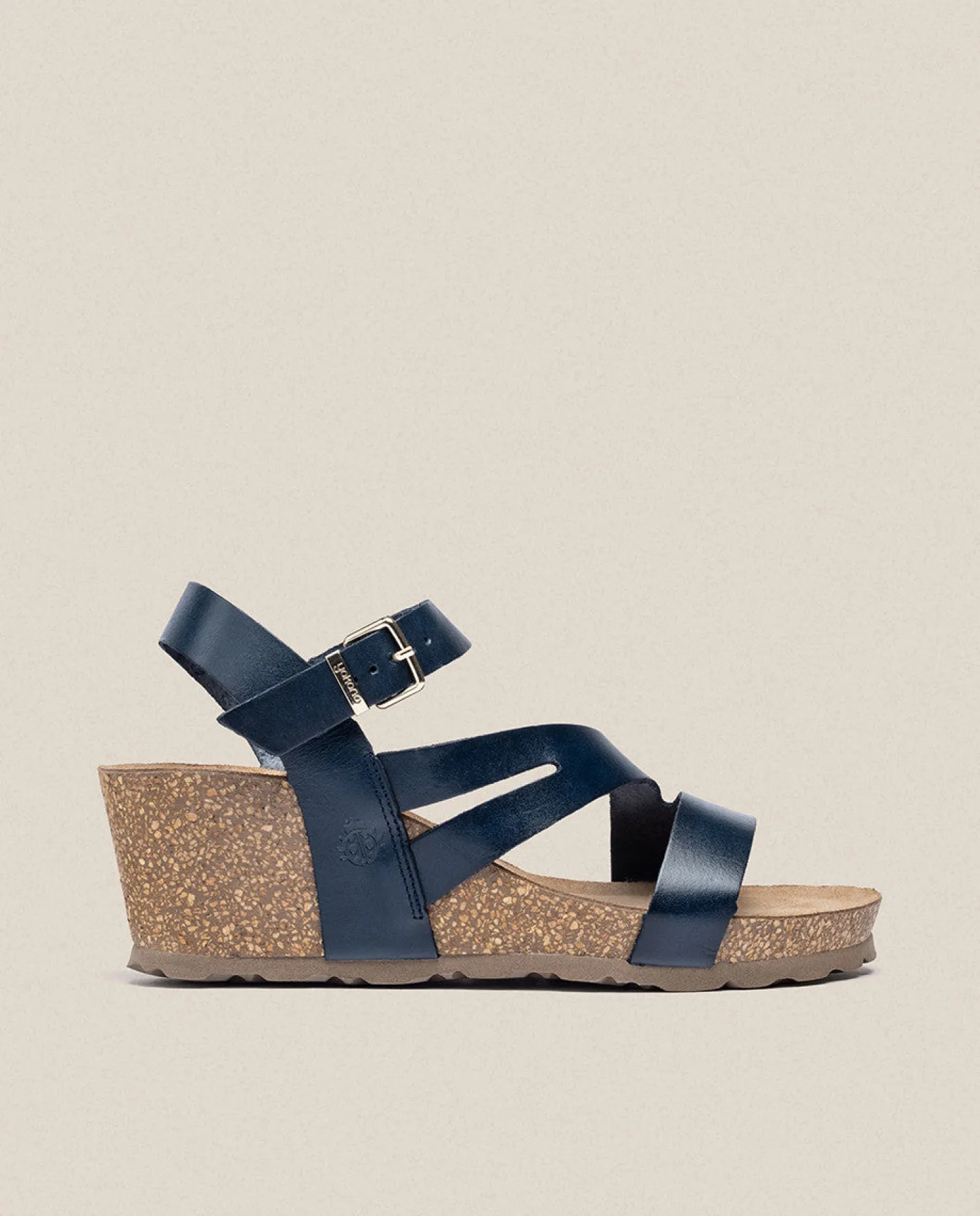 Flash Sale Wedge Sandal CADIZ-302 Blue Wedge Sandals